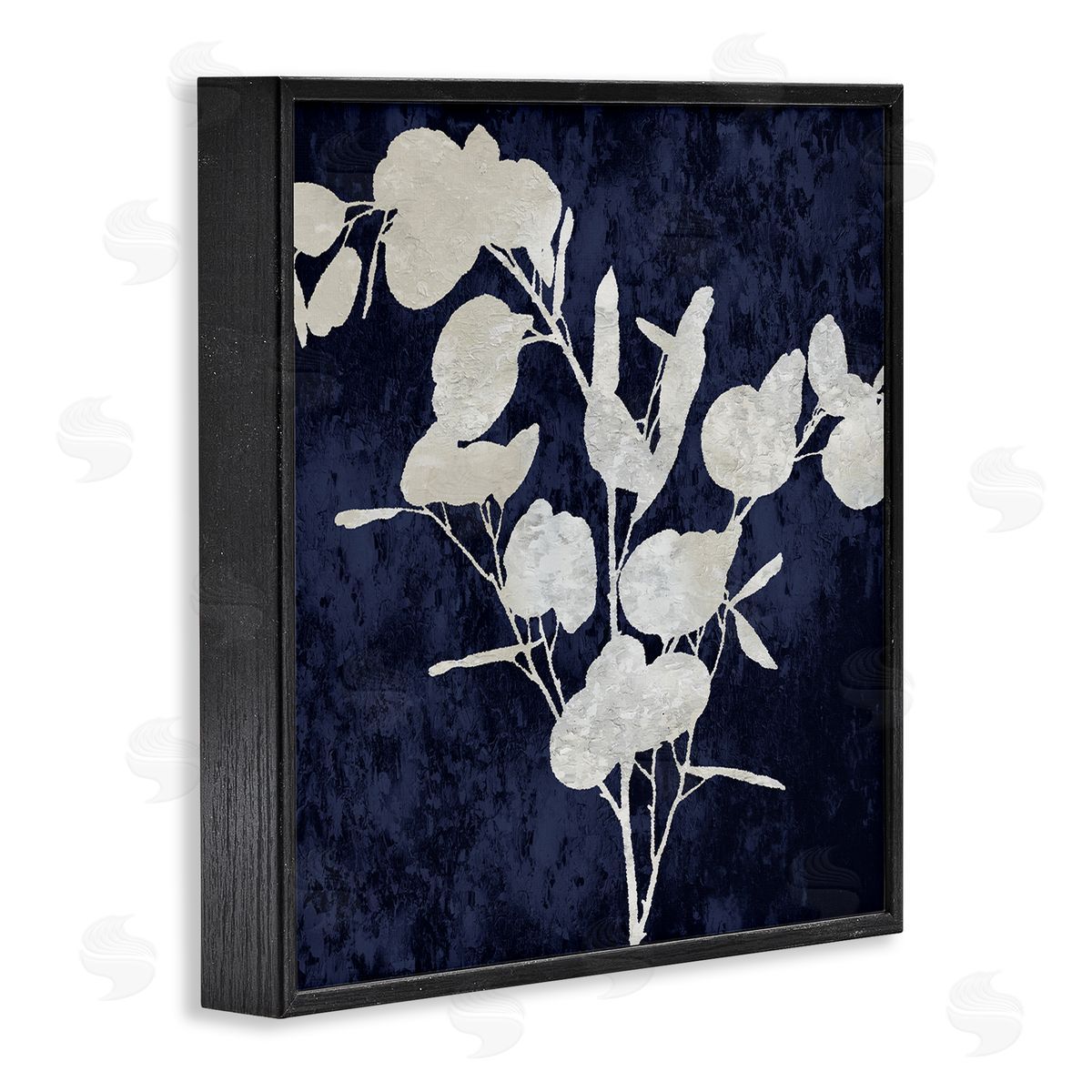 Danielle Carson Abstract Plant Leaves Modern Botanical Shapes Black Framed Glicee Wall Art Print