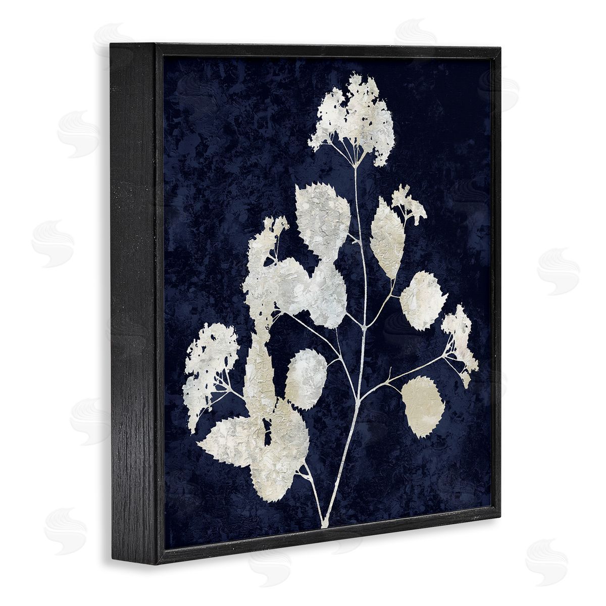 Danielle Carson Detailed Abstract Plant Leaves Shapes Modern Botanicals Black Framed Glicee Wall Art Print