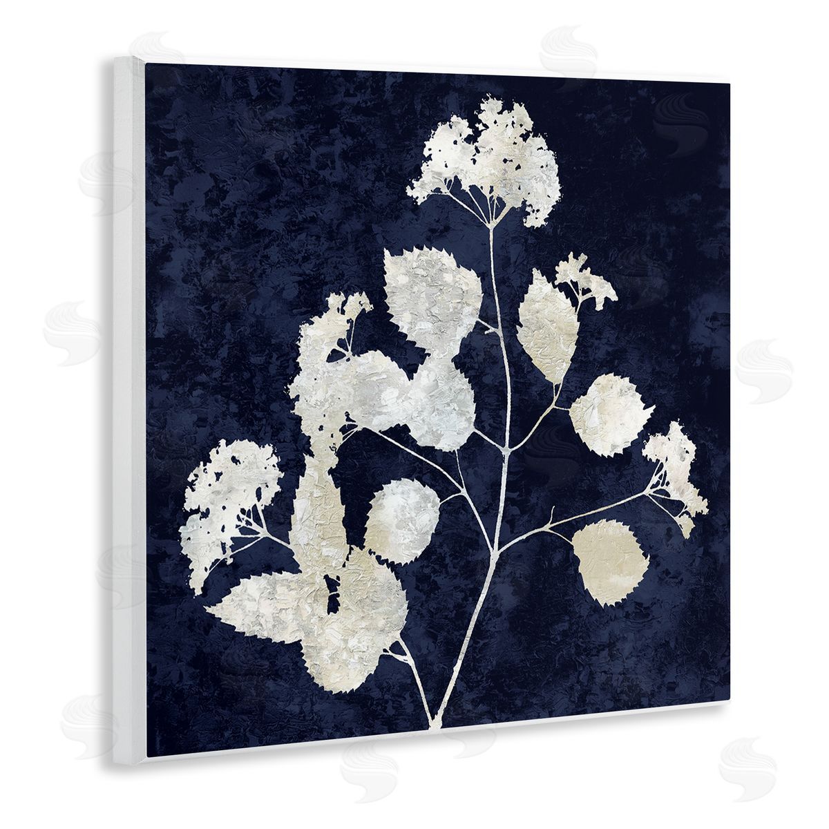 Danielle Carson Detailed Abstract Plant Leaves Shapes Modern Botanicals Wooden Wall Plaque Art Print
