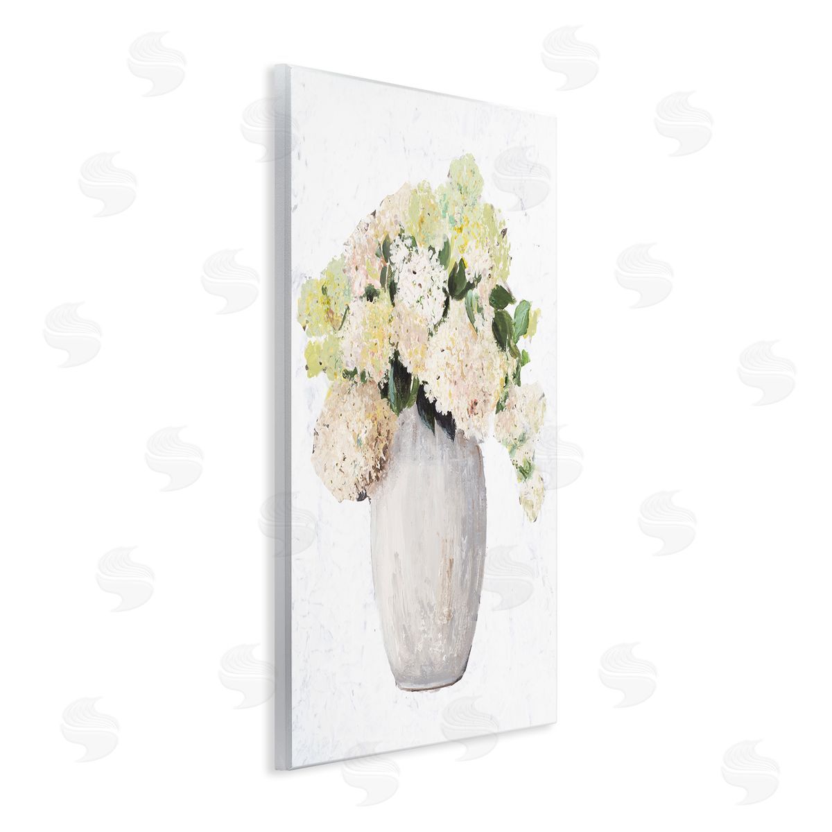 Patricia Pinto Mixed Flower Bouquet Tall Vase Floral Arrangement Wall Plaque Art Print