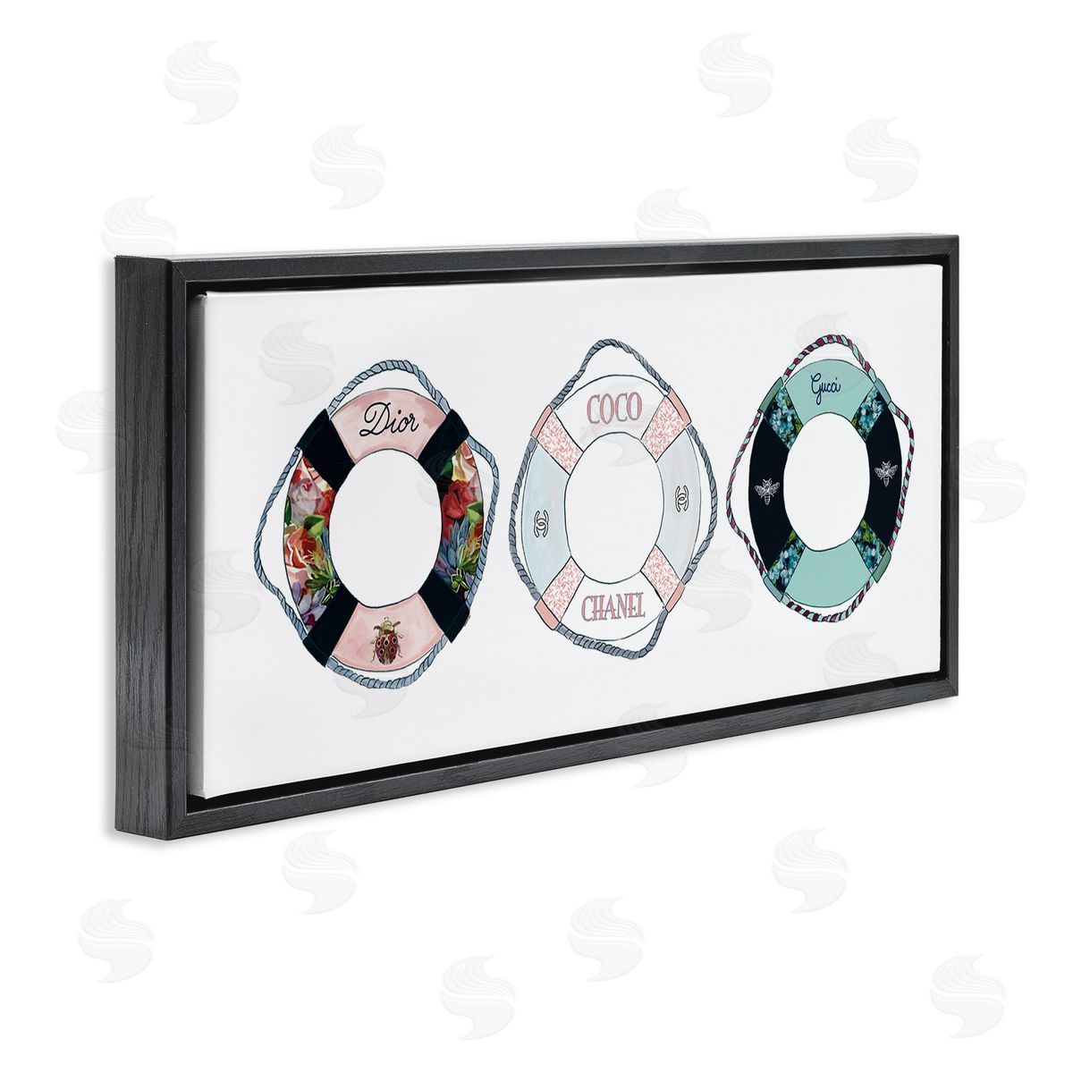 Amelia Noyes Mixed Luxury Fashion Life Preserver Buoys Chic Design