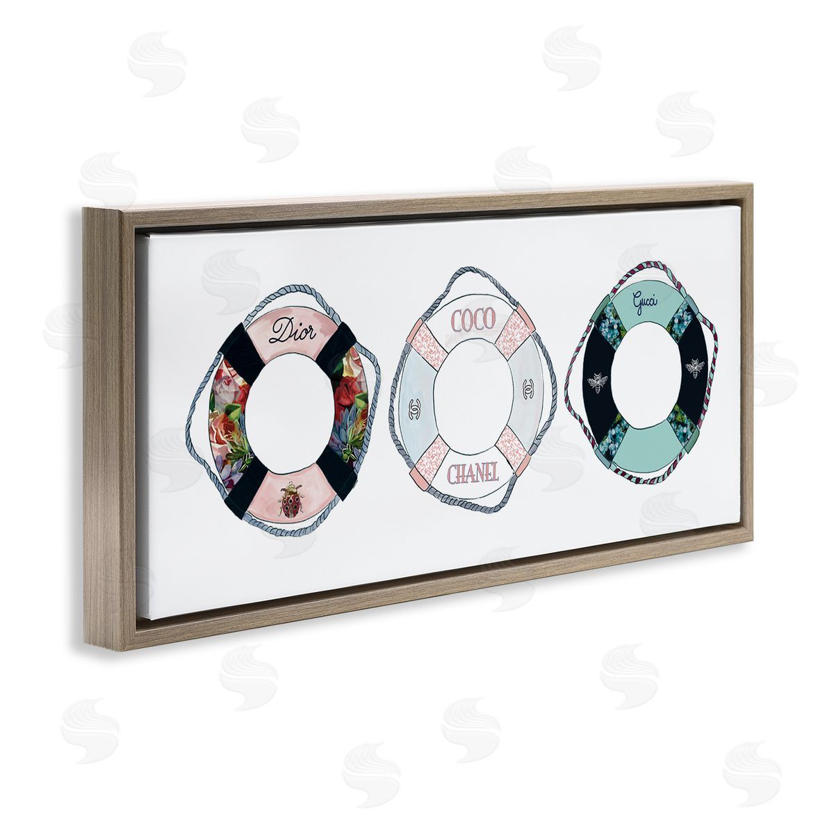 Amelia Noyes Mixed Luxury Fashion Life Preserver Buoys Chic Design