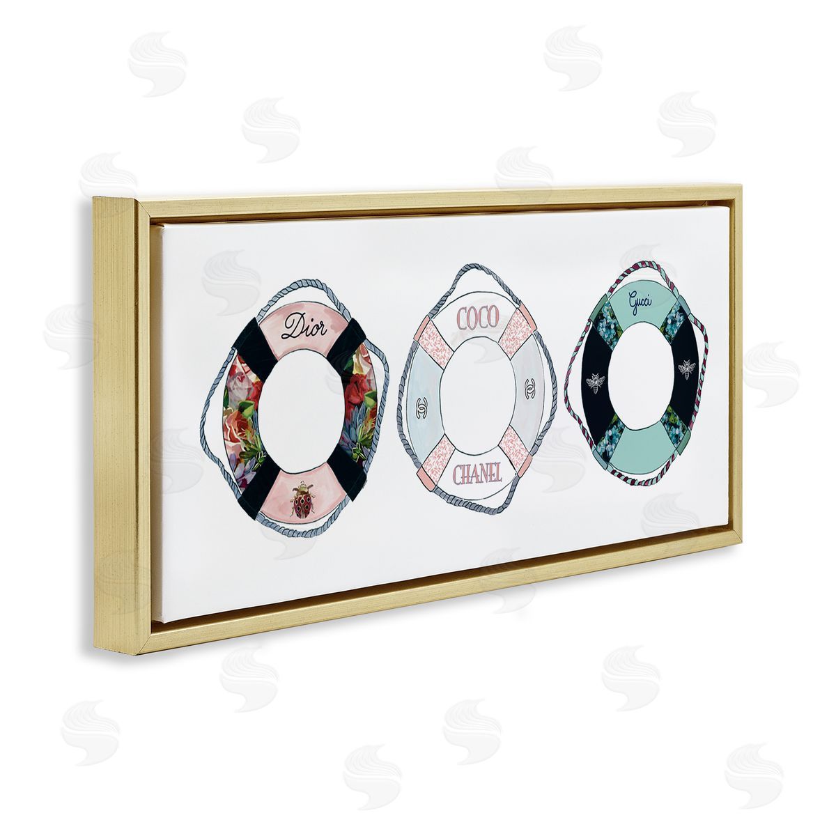 Amelia Noyes Mixed Luxury Fashion Life Preserver Buoys Chic Design