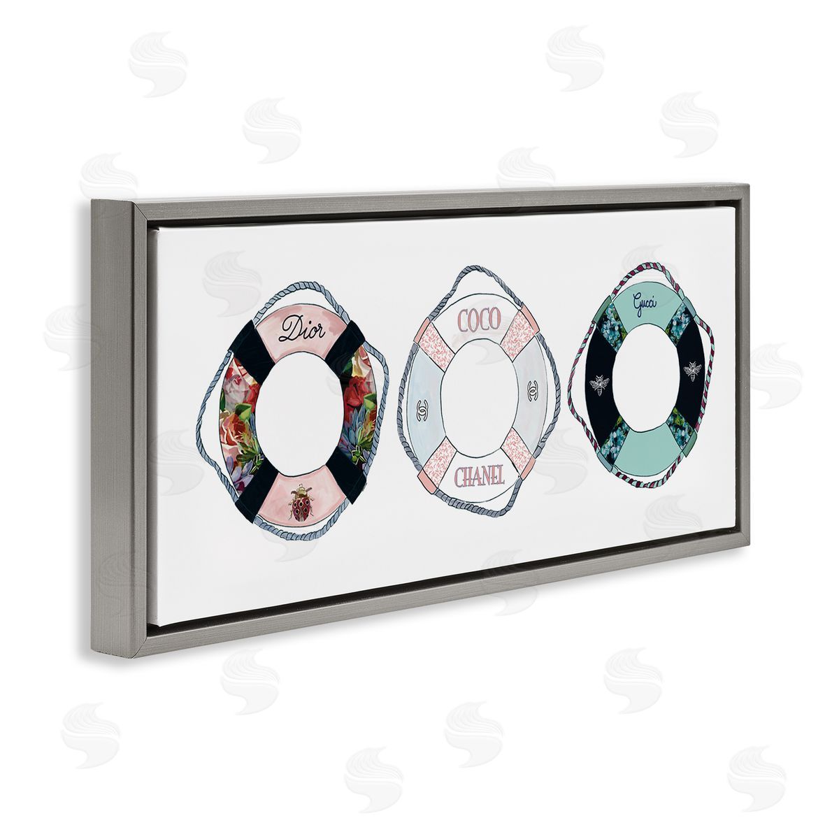 Amelia Noyes Mixed Luxury Fashion Life Preserver Buoys Chic Design