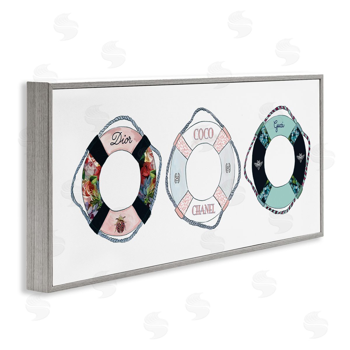 Amelia Noyes Mixed Luxury Fashion Life Preserver Buoys Chic Design