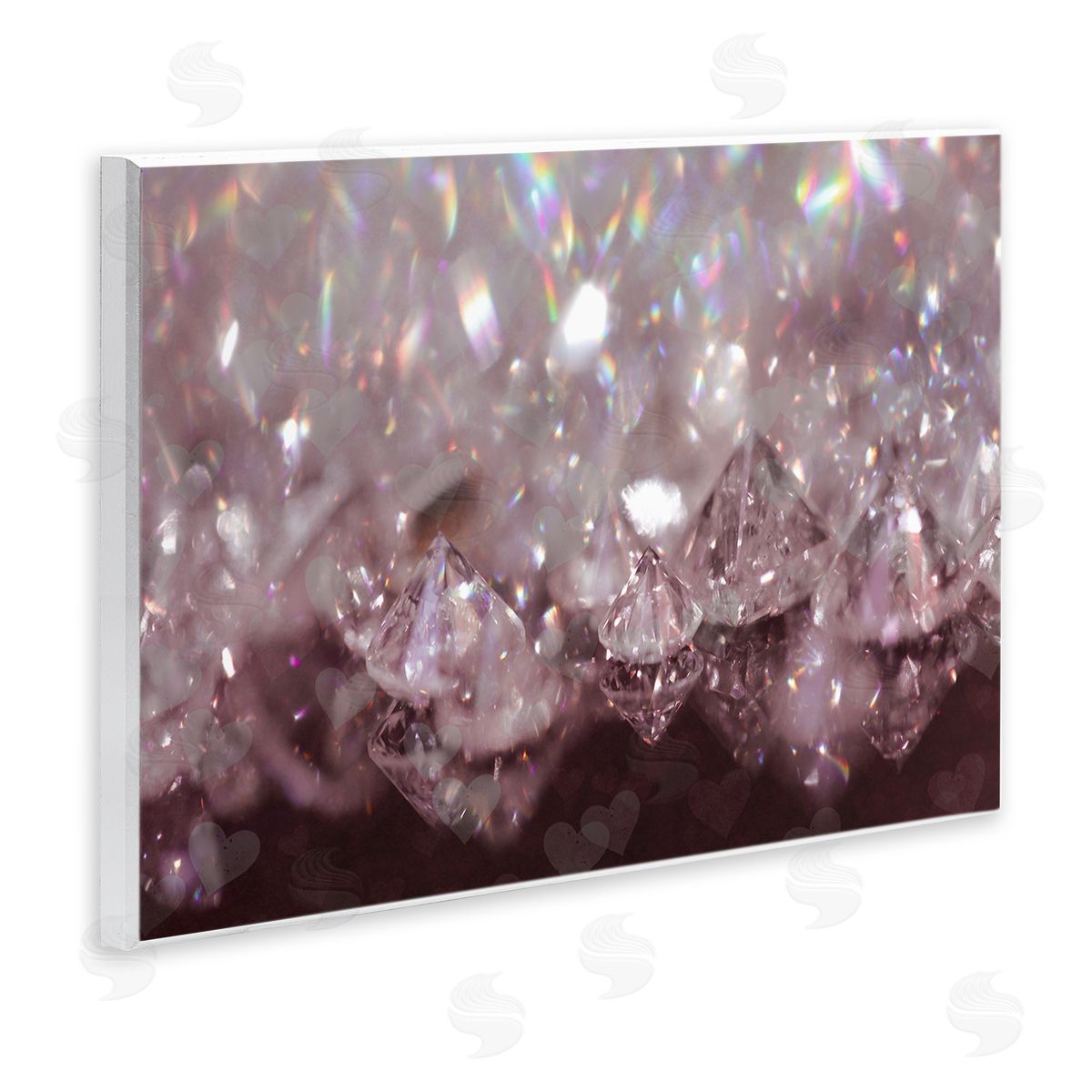 Stupell Studio Dazzling Bling Gems Luxury Fashion Glam Jewels Wall Plaque Art Print