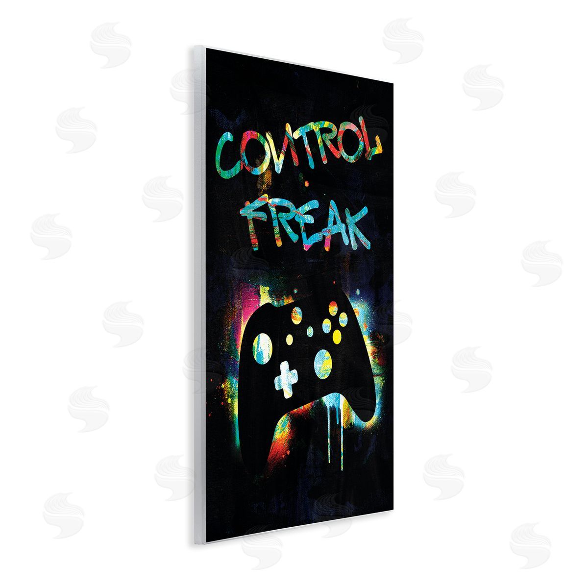 Victoria Barnes Control Freak Game Controller Graffiti Street  Wall Plaque Art Print
