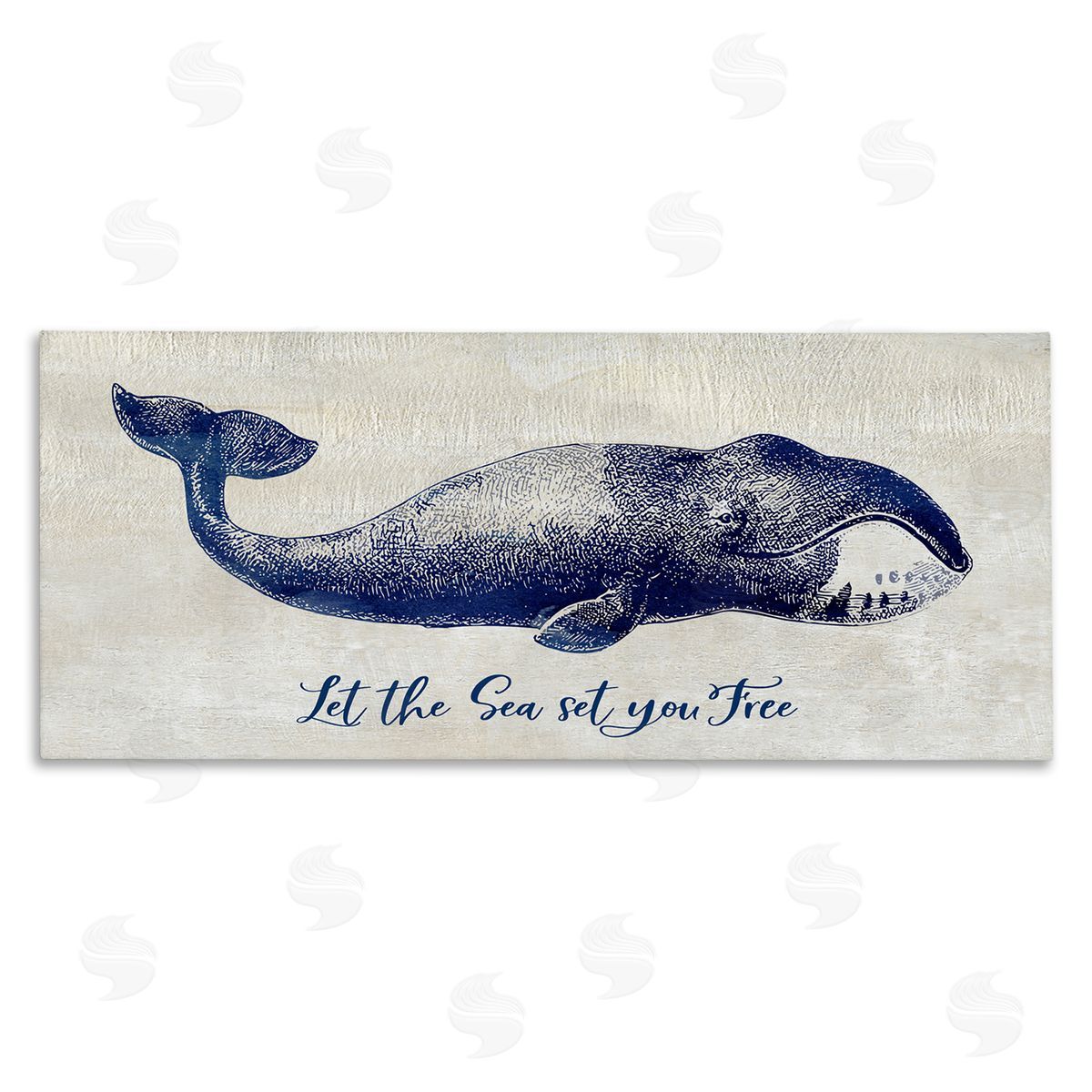 Susan Jill Uplifting Nautical Sea Quote Detailed Whale Imagery
