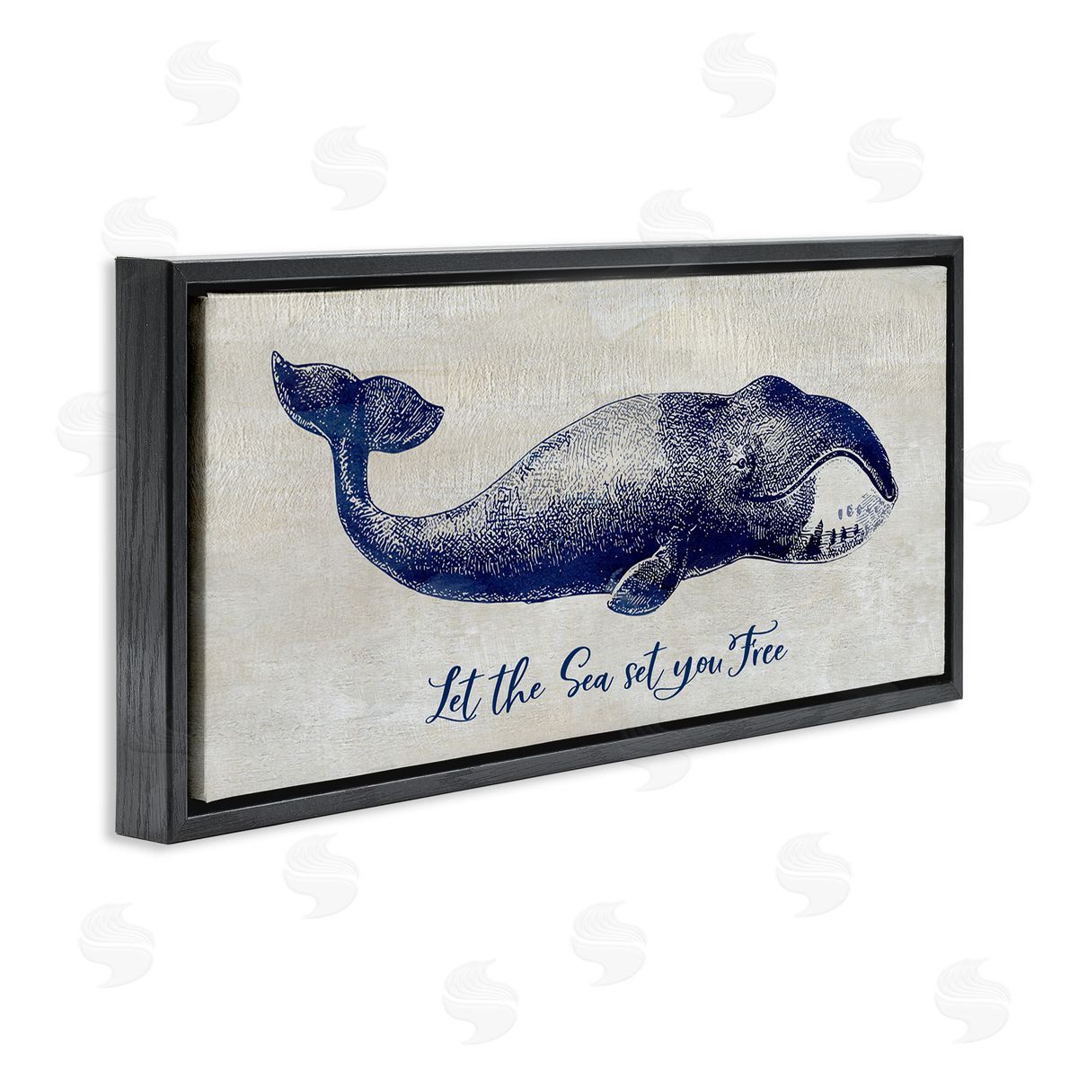 Susan Jill Uplifting Nautical Sea Quote Detailed Whale Imagery