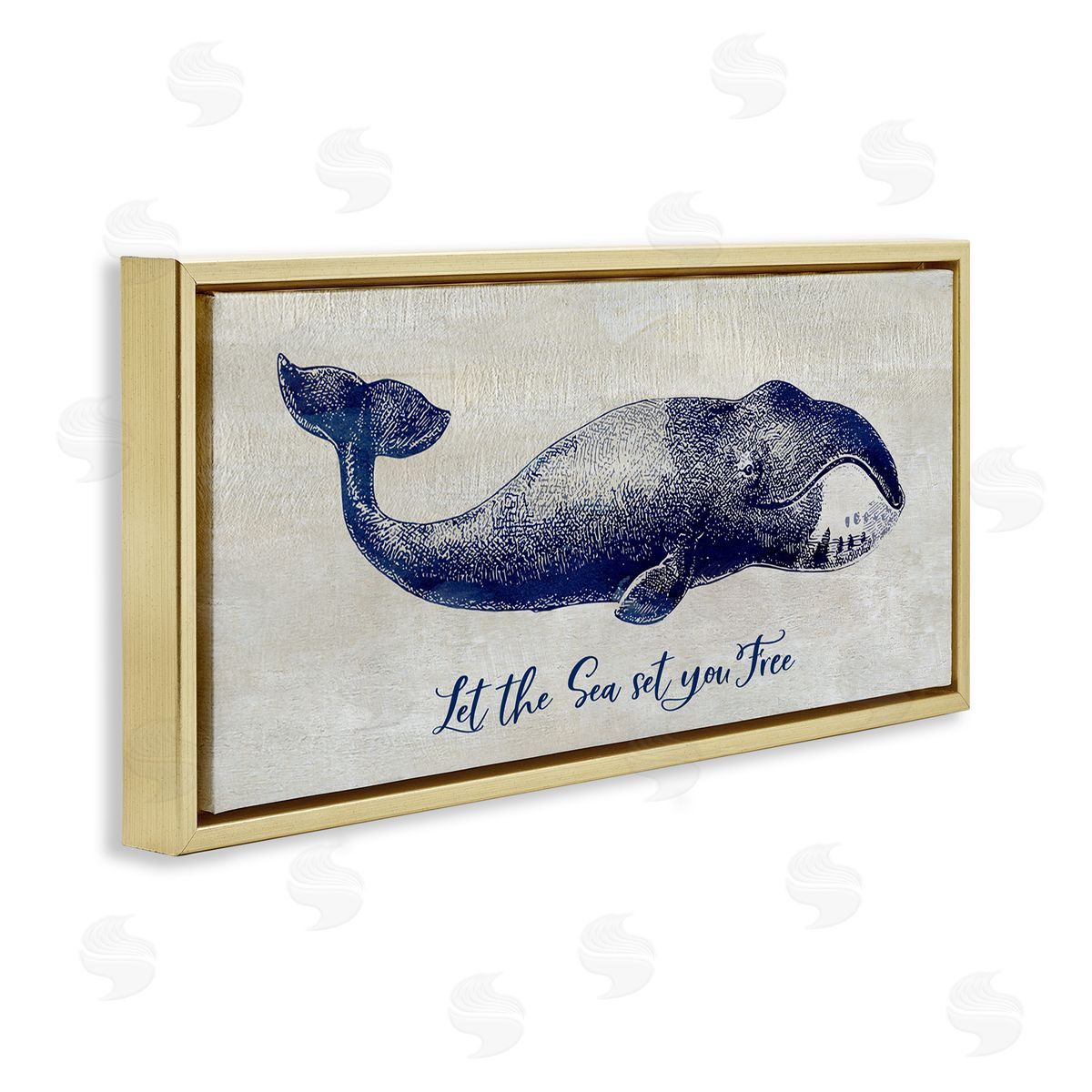 Susan Jill Uplifting Nautical Sea Quote Detailed Whale Imagery