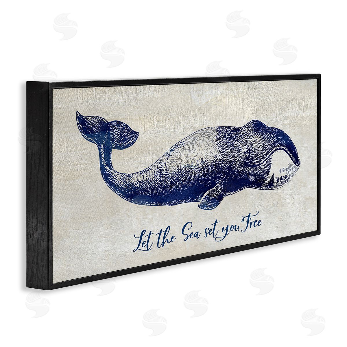 Susan Jill Uplifting Nautical Sea Quote Detailed Whale Imagery