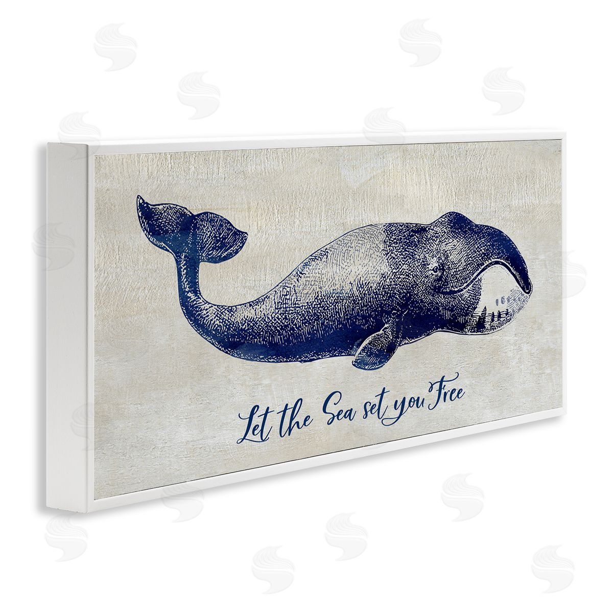 Susan Jill Uplifting Nautical Sea Quote Detailed Whale Imagery