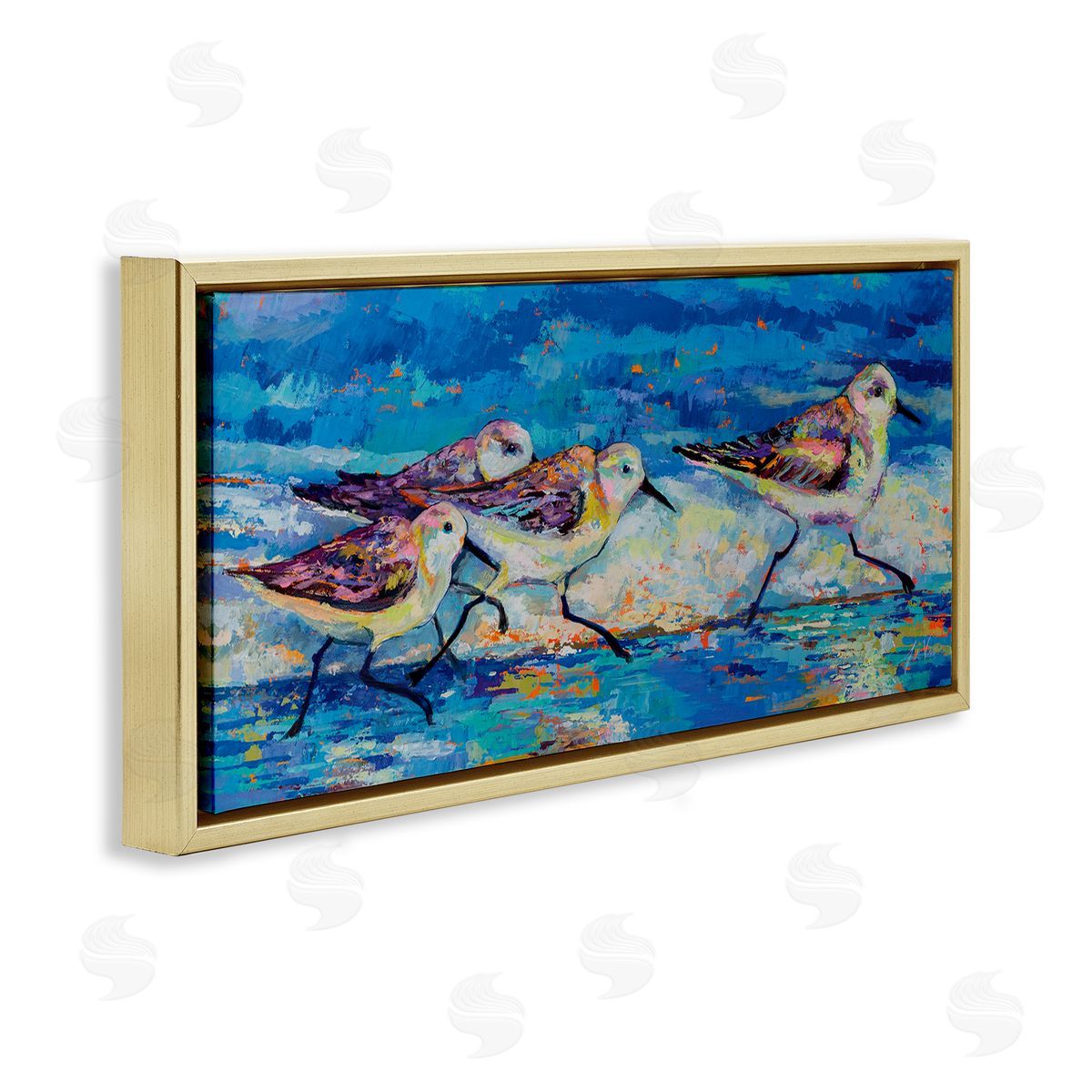 Jeanette Vertentes Modern Street Style Sandpipers Walking Beach Shoreline