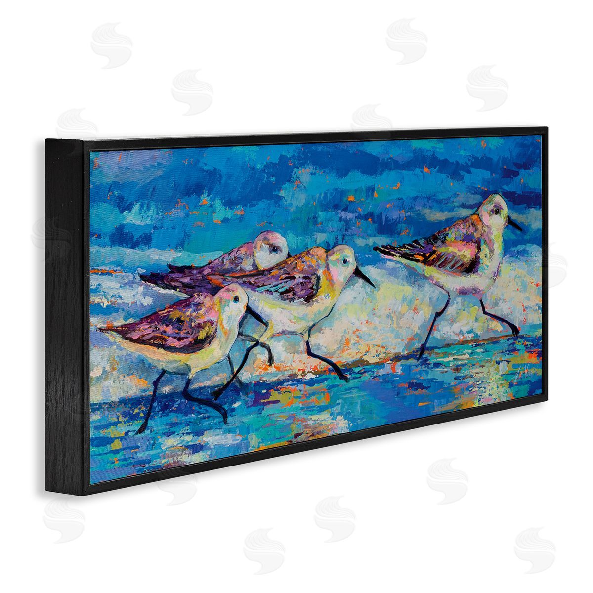 Jeanette Vertentes Modern Street Style Sandpipers Walking Beach Shoreline