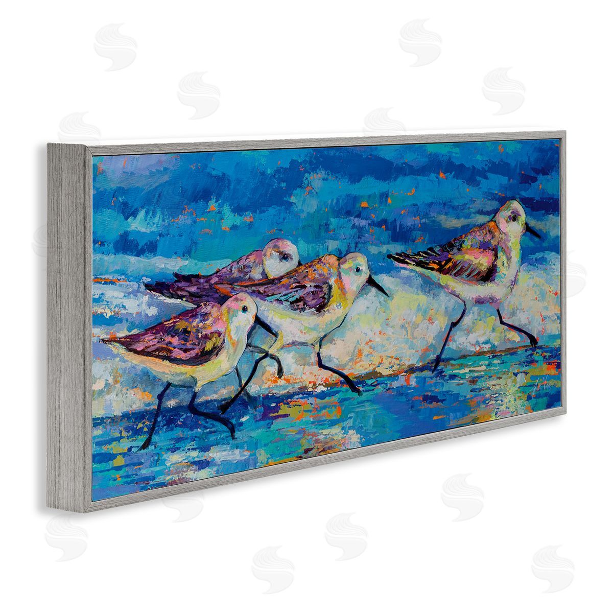 Jeanette Vertentes Modern Street Style Sandpipers Walking Beach Shoreline