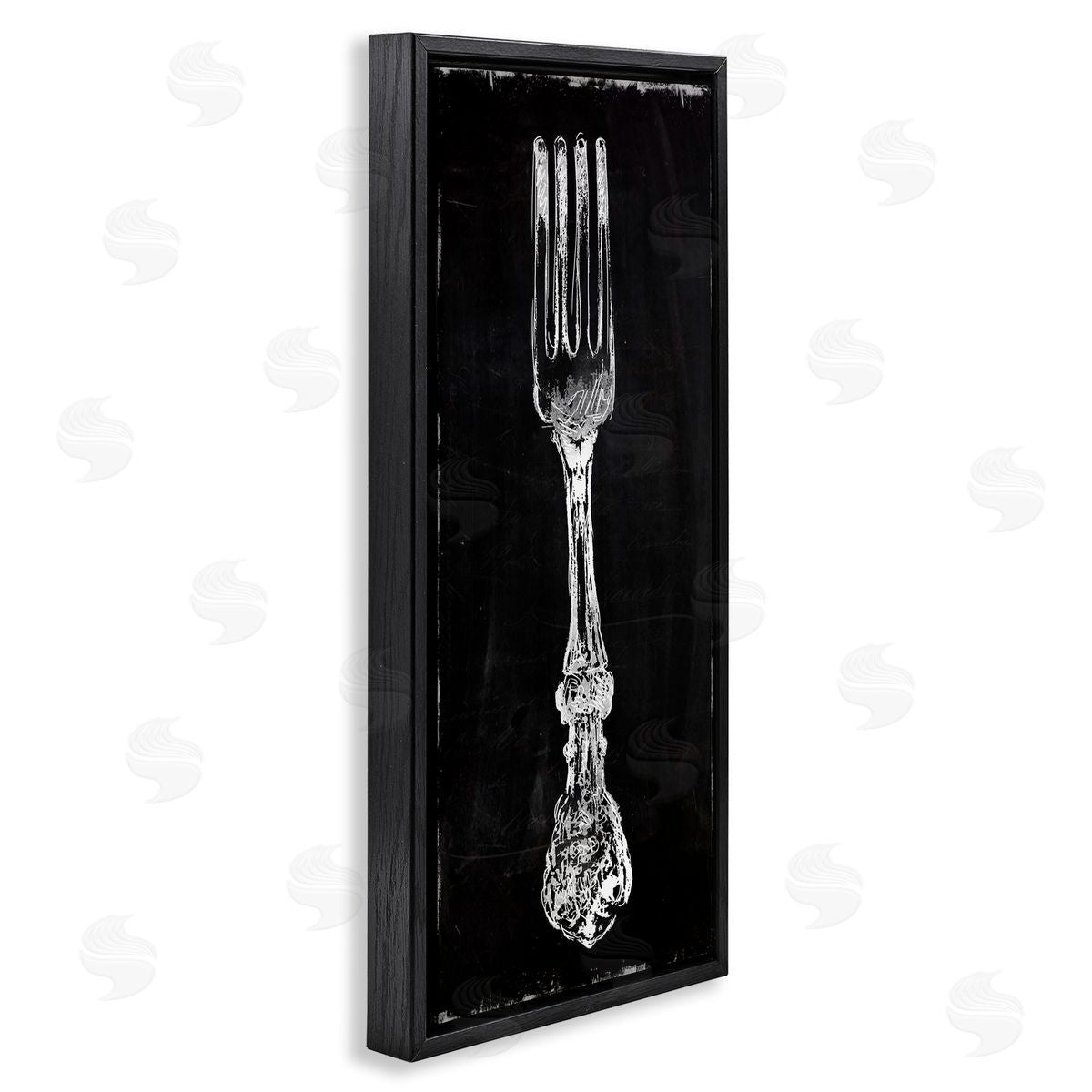 Carol Robinson Vintage Stenciled Fork Kitchen Cutlery Utensil