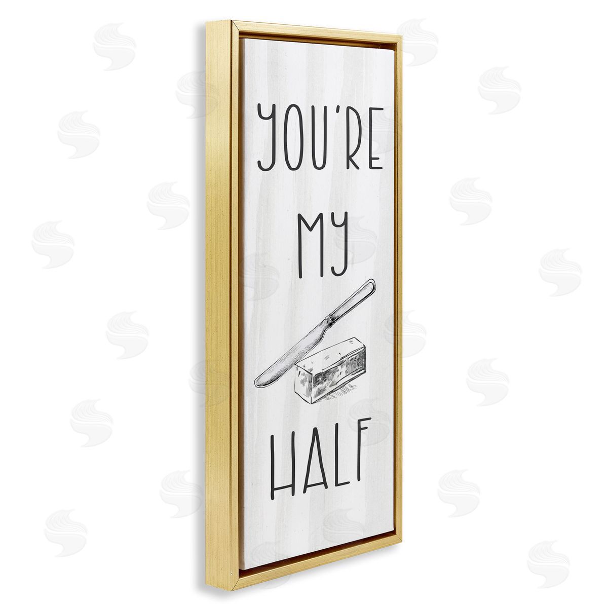 Stupell Studio My Butter Half Punny Romantic Kitchen Typography