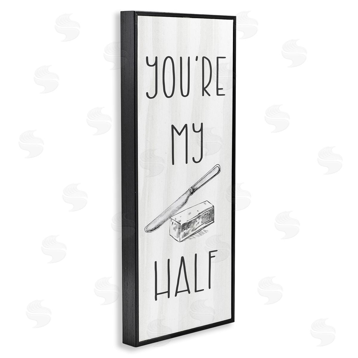 Stupell Studio My Butter Half Punny Romantic Kitchen Typography