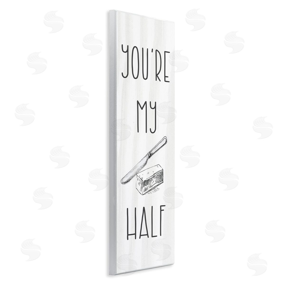 Stupell Studio My Butter Half Punny Romantic Kitchen Typography