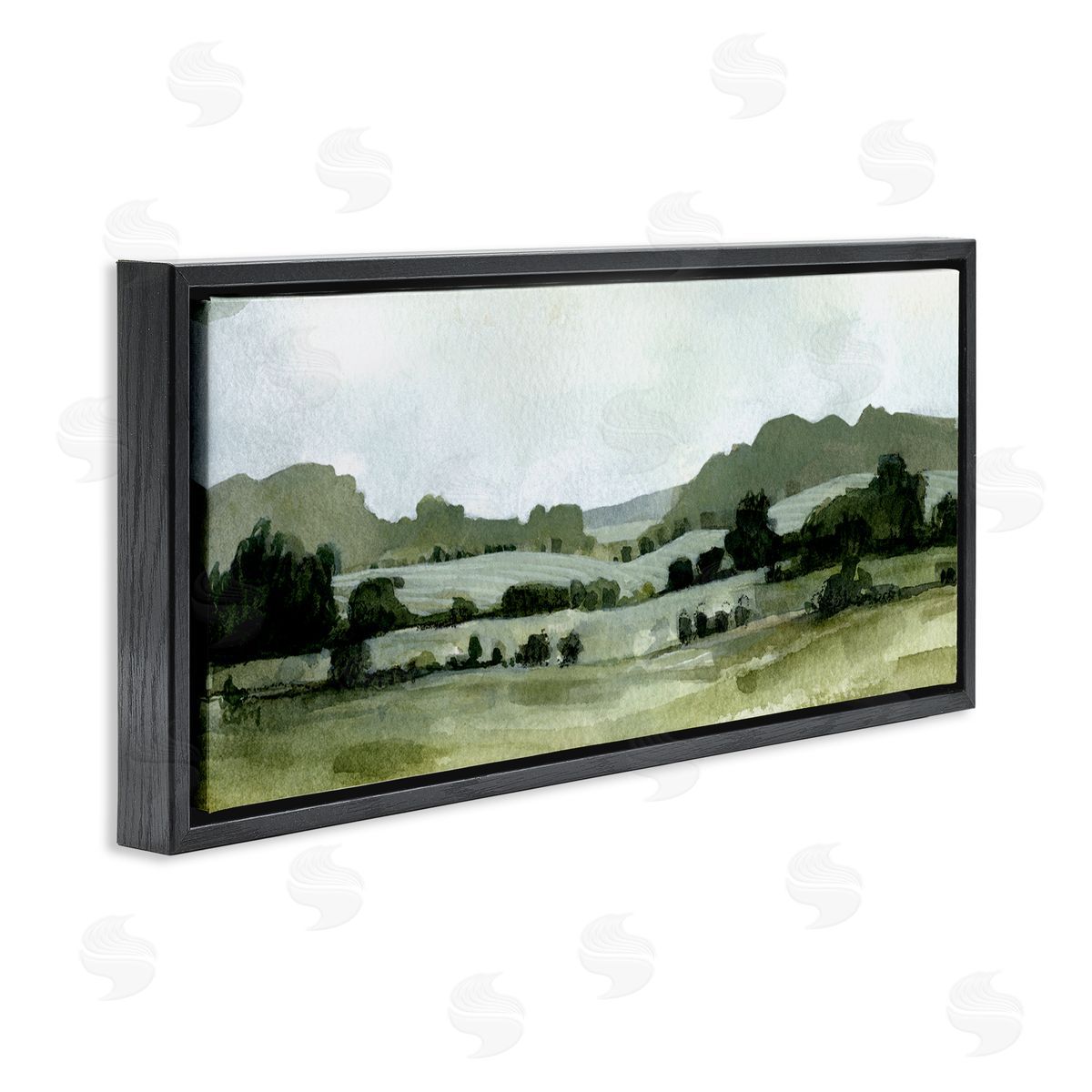 Emma Caroline Distant Rolling Hills Rural Grassland Scenic Landscape