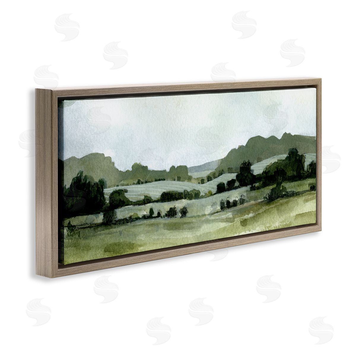 Emma Caroline Distant Rolling Hills Rural Grassland Scenic Landscape