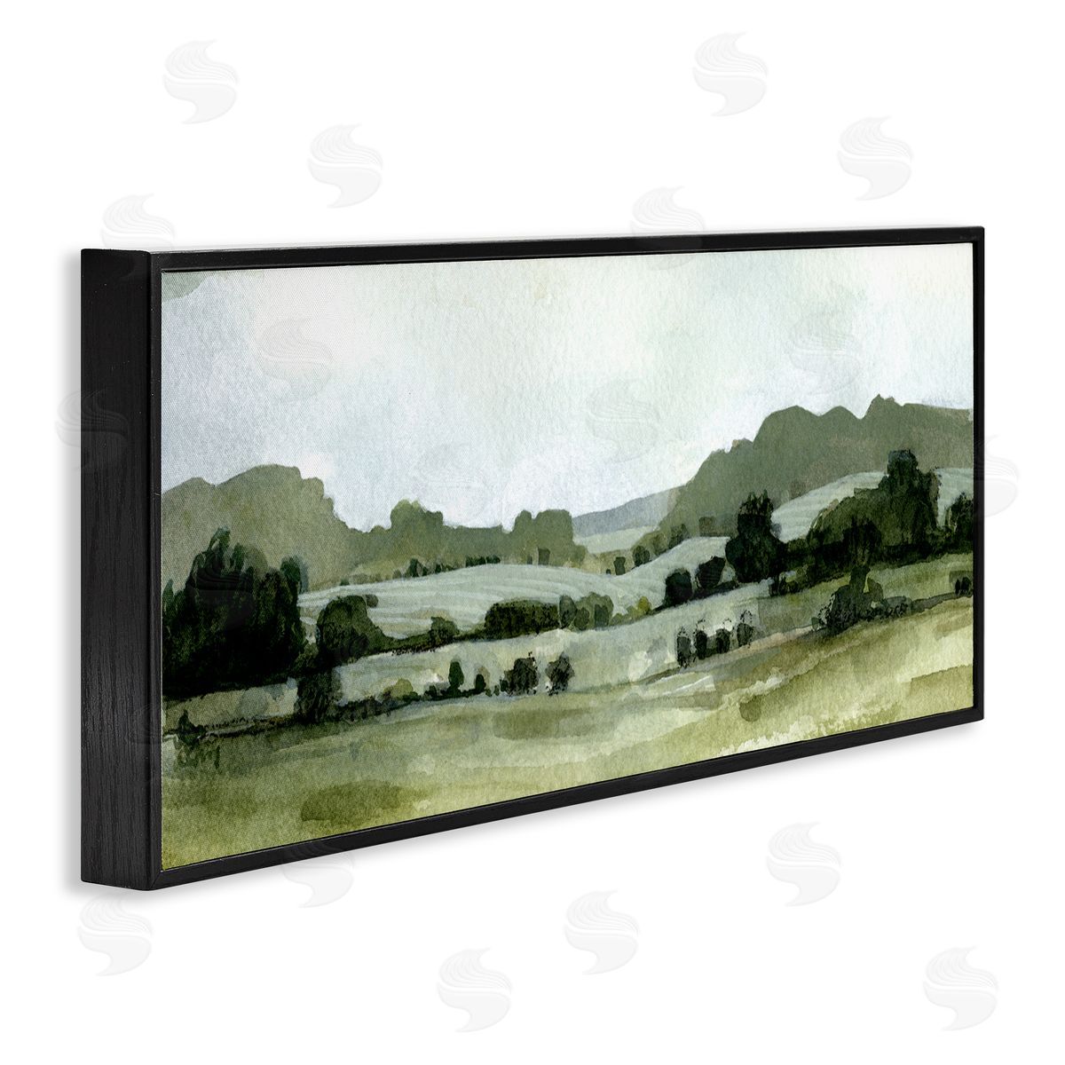 Emma Caroline Distant Rolling Hills Rural Grassland Scenic Landscape