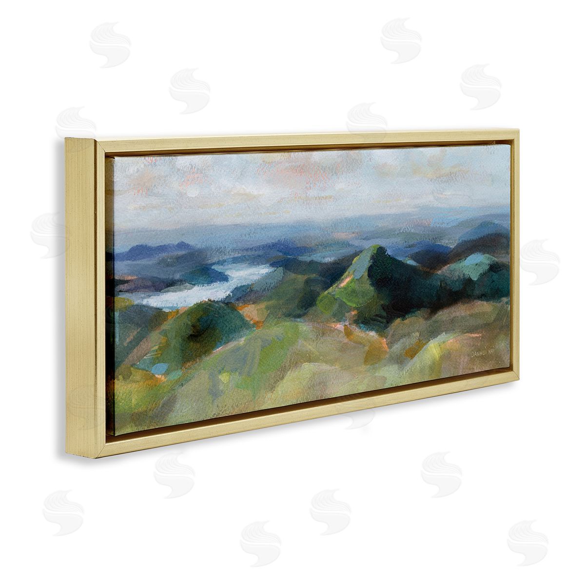 Danhui Nai Vivid Abstract Aerial View Mountain Top Hills