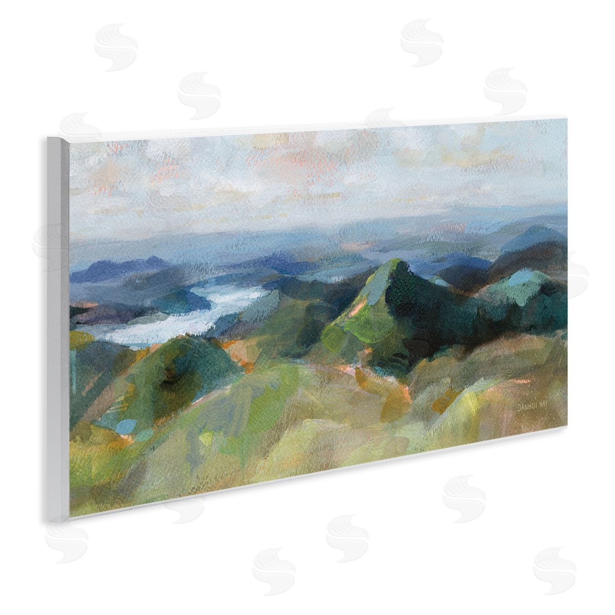 Danhui Nai Vivid Abstract Aerial View Mountain Top Hills