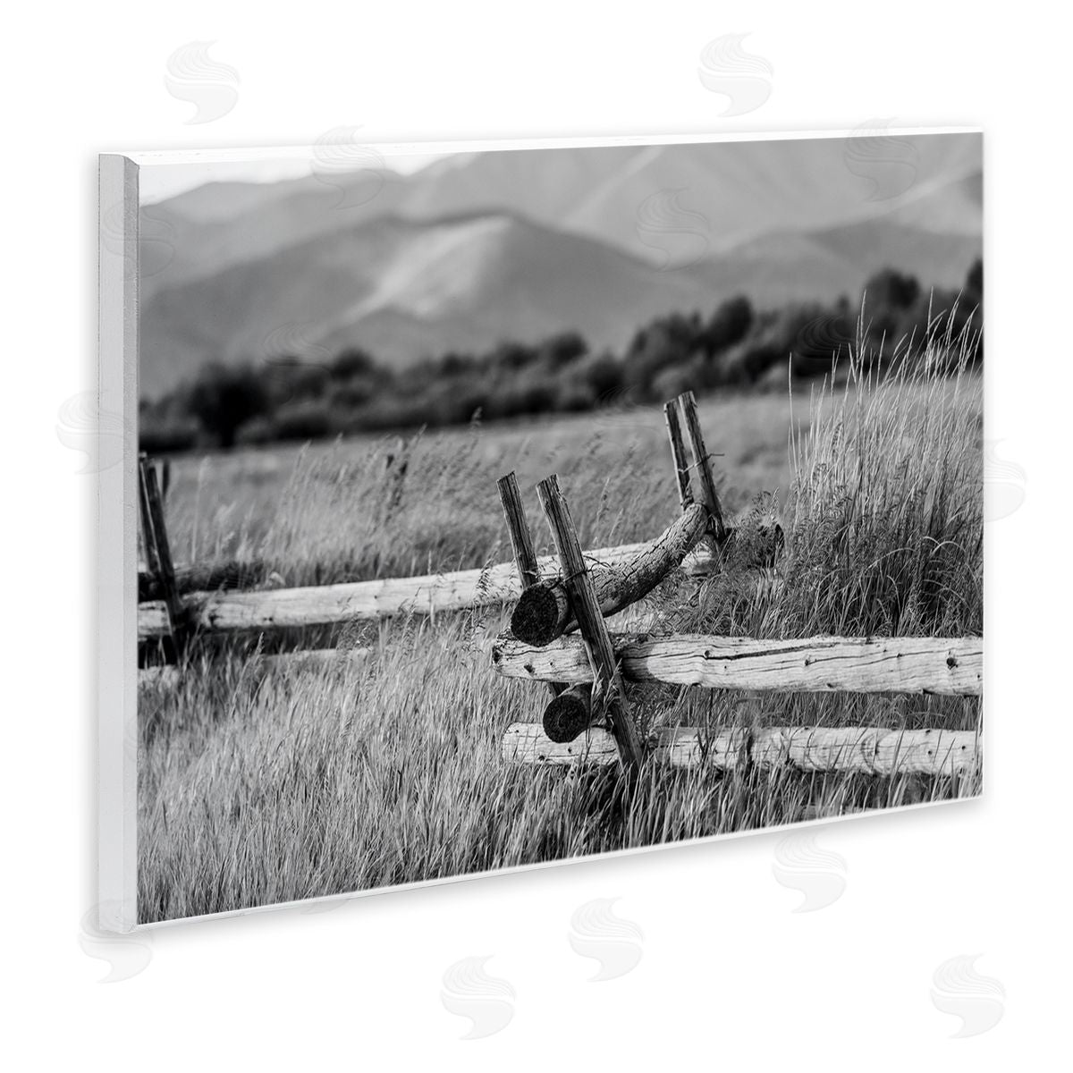 Steve Smith Countryside Ranch Fence Rural Pasture Grass Photography Wall Plaque Art Print