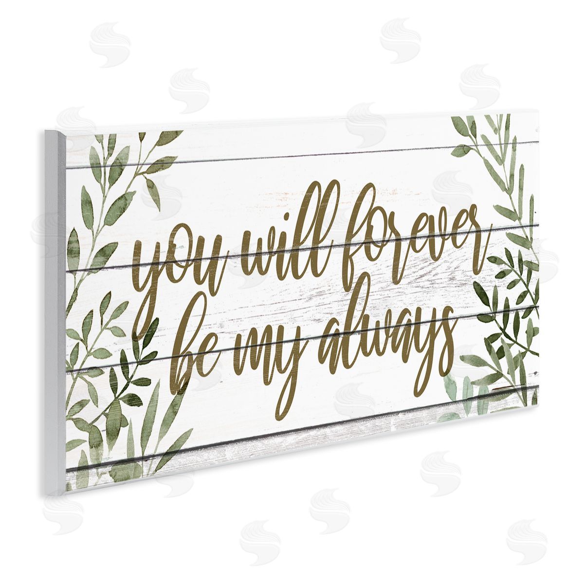 Grace Popp Forever Be My Always Romantic Botanical Sprig Border