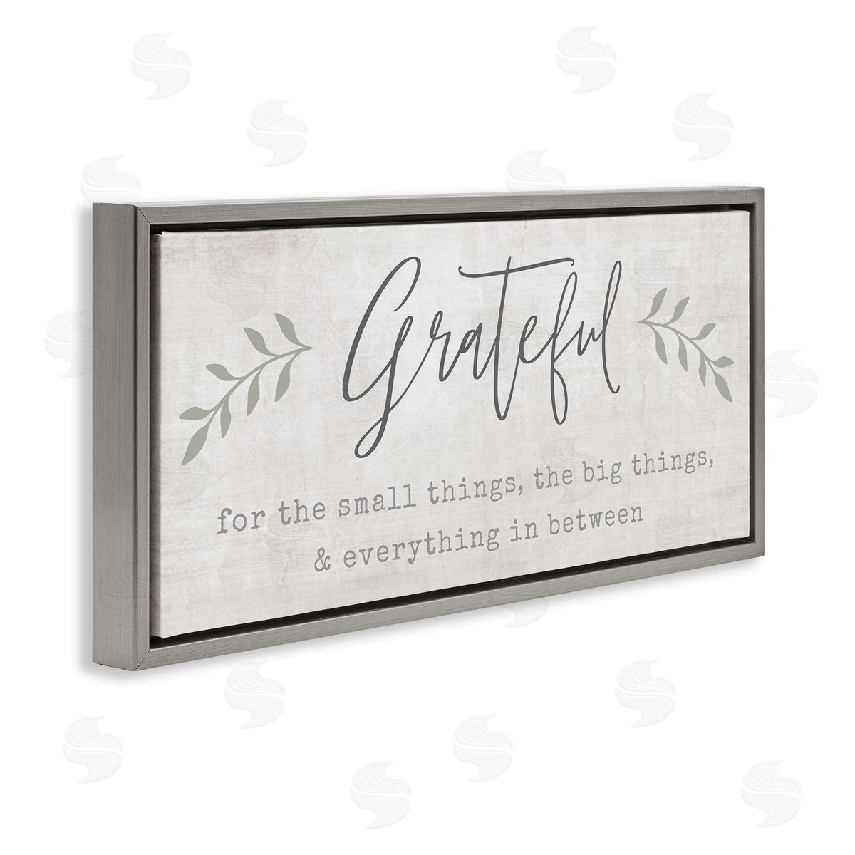 Natalie Carpentieri Uplifting Gratitude Phrase Botanical Sprig Typography