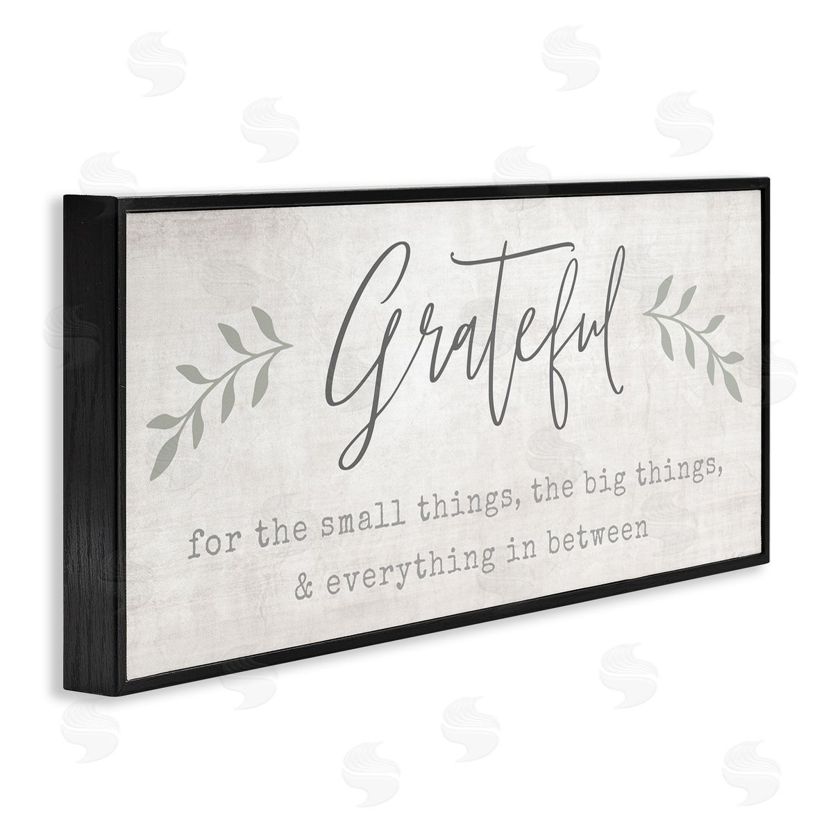 Natalie Carpentieri Uplifting Gratitude Phrase Botanical Sprig Typography