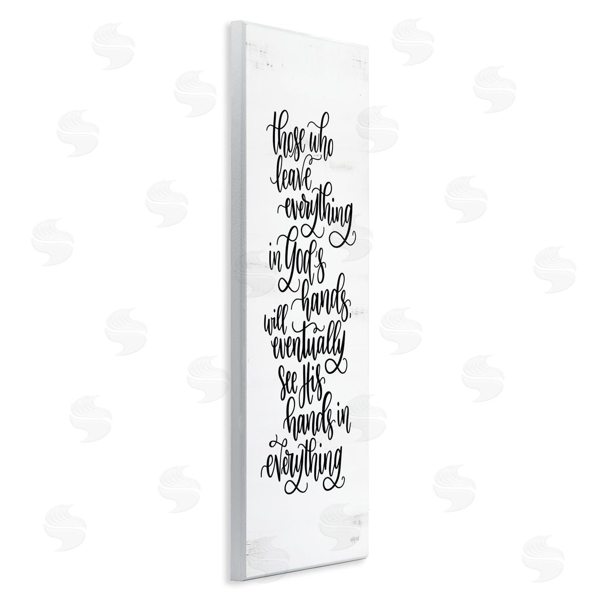 Imperfect Dust God's Hands Religious Script Calligraphy Spiritual Phrase