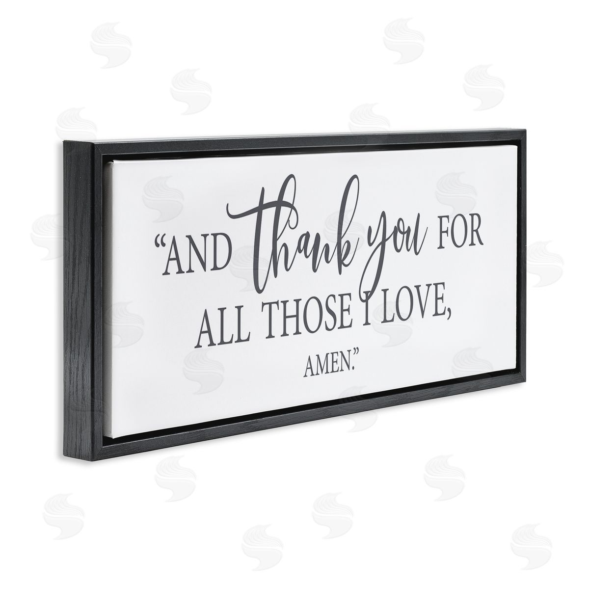 Lettered and Lined Thank You For Those I love Spiritual Proverb Prayer