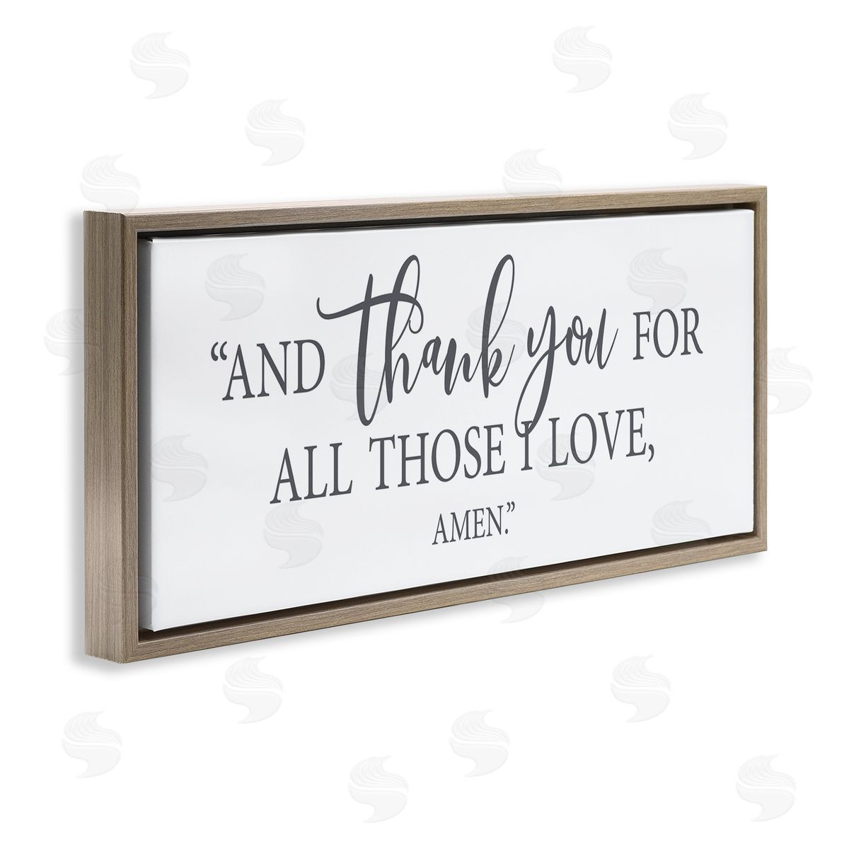 Lettered and Lined Thank You For Those I love Spiritual Proverb Prayer