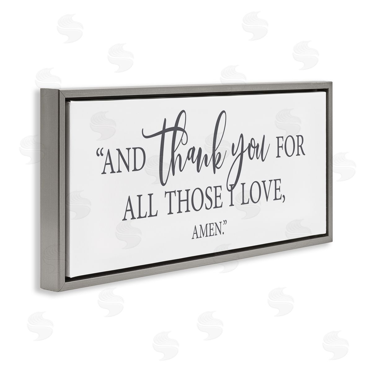 Lettered and Lined Thank You For Those I love Spiritual Proverb Prayer