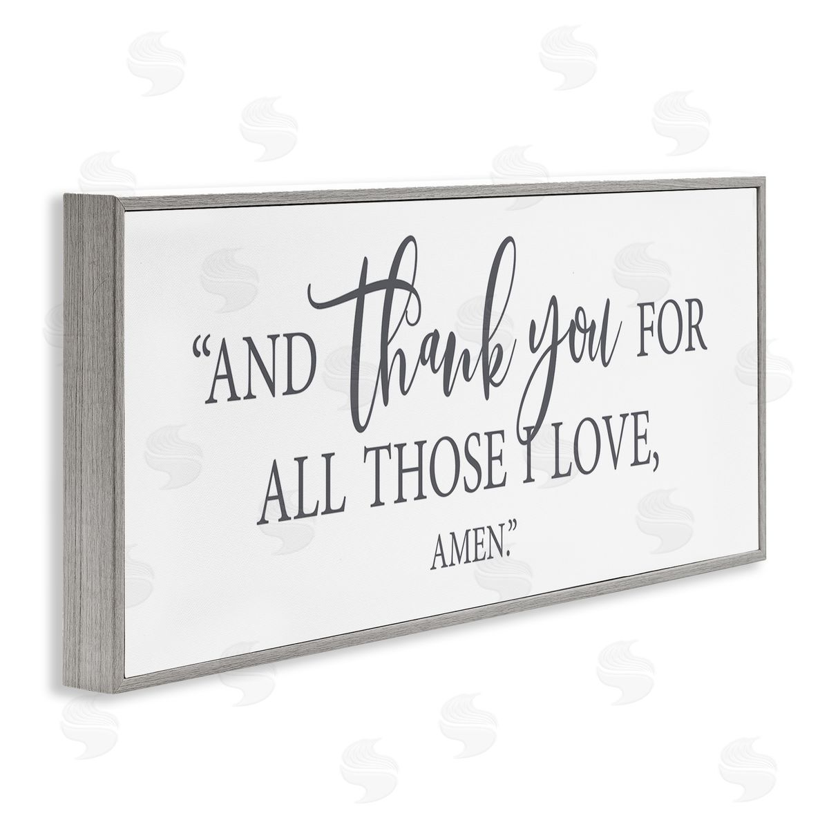 Lettered and Lined Thank You For Those I love Spiritual Proverb Prayer