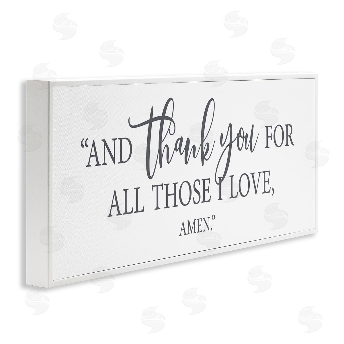 Lettered and Lined Thank You For Those I love Spiritual Proverb Prayer