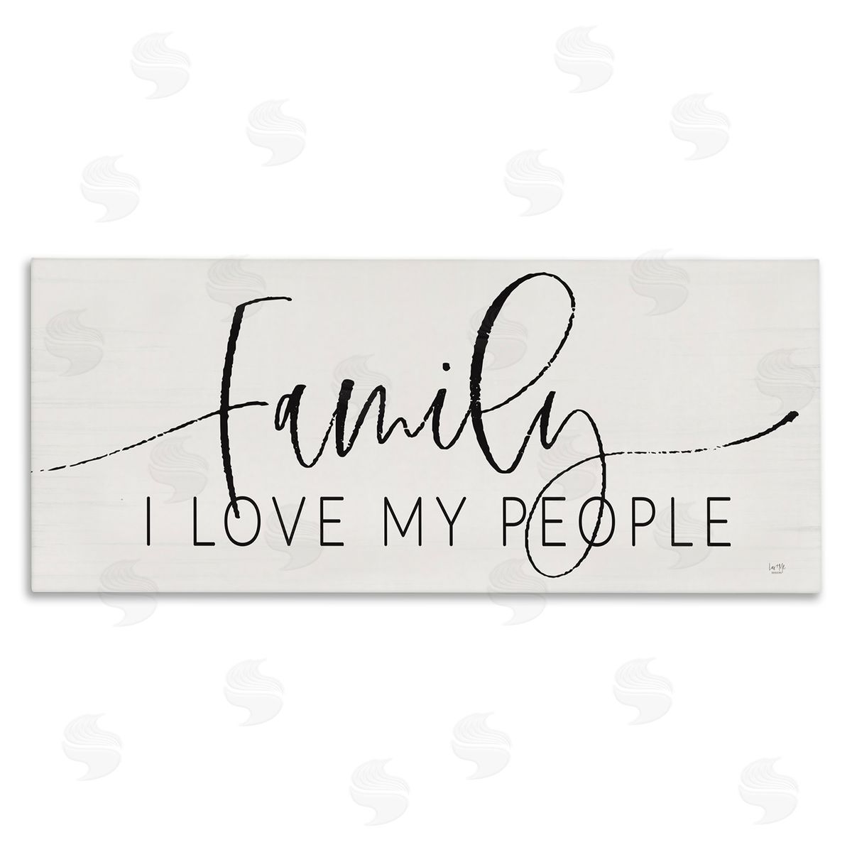 Lux + Me Designs I Love My People Affe_sidectionate Family Phrase