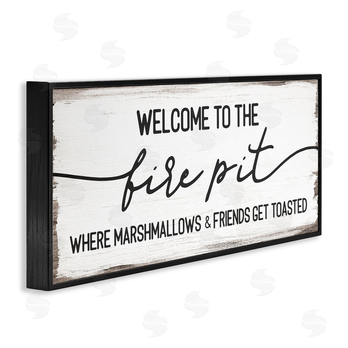 Stupell Studio Welcome Fire Pit Humorous fr_sideiends Camping Rustic Sign