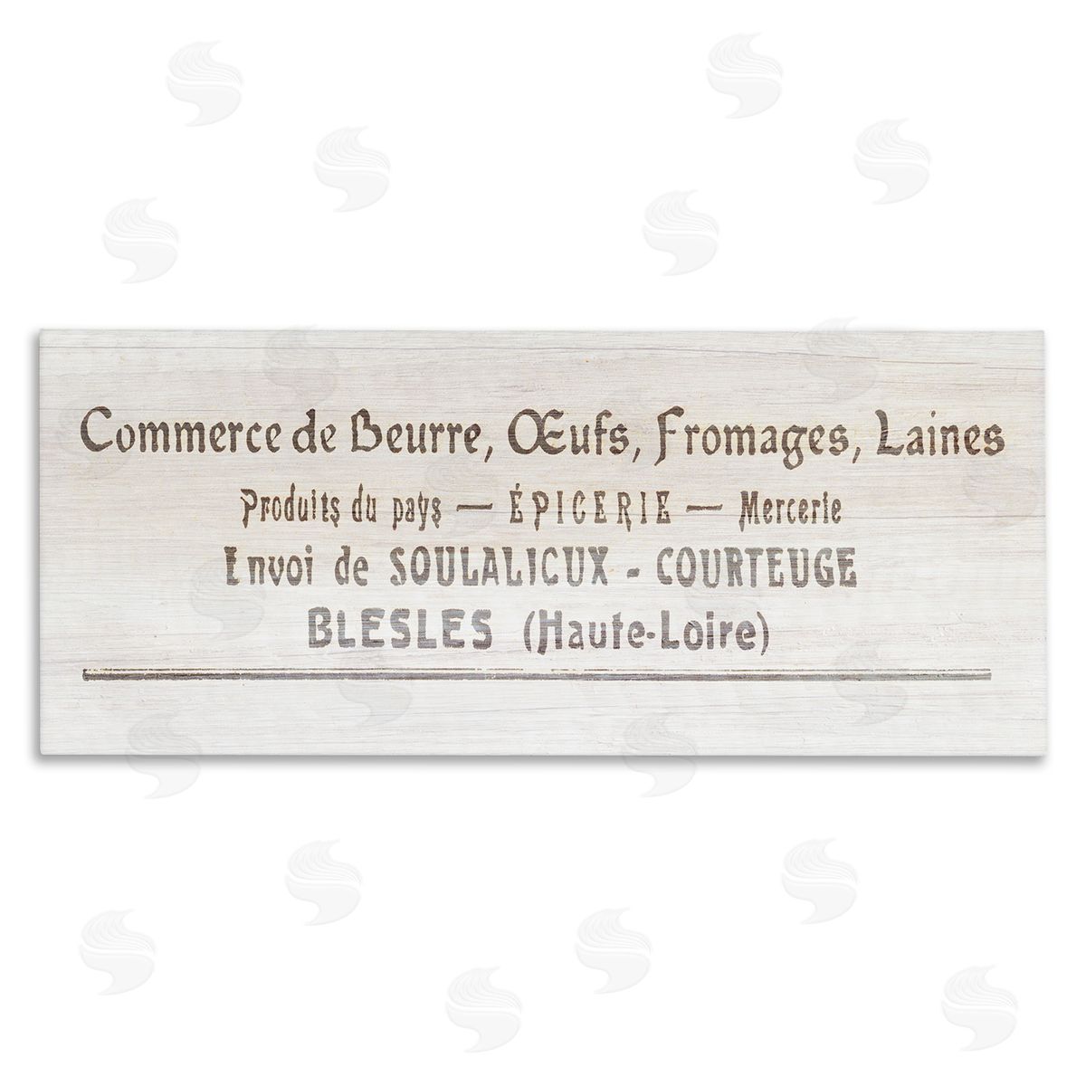 Stupell Studio Varied Farm Goods fr_sideench Eggs Butter Sign