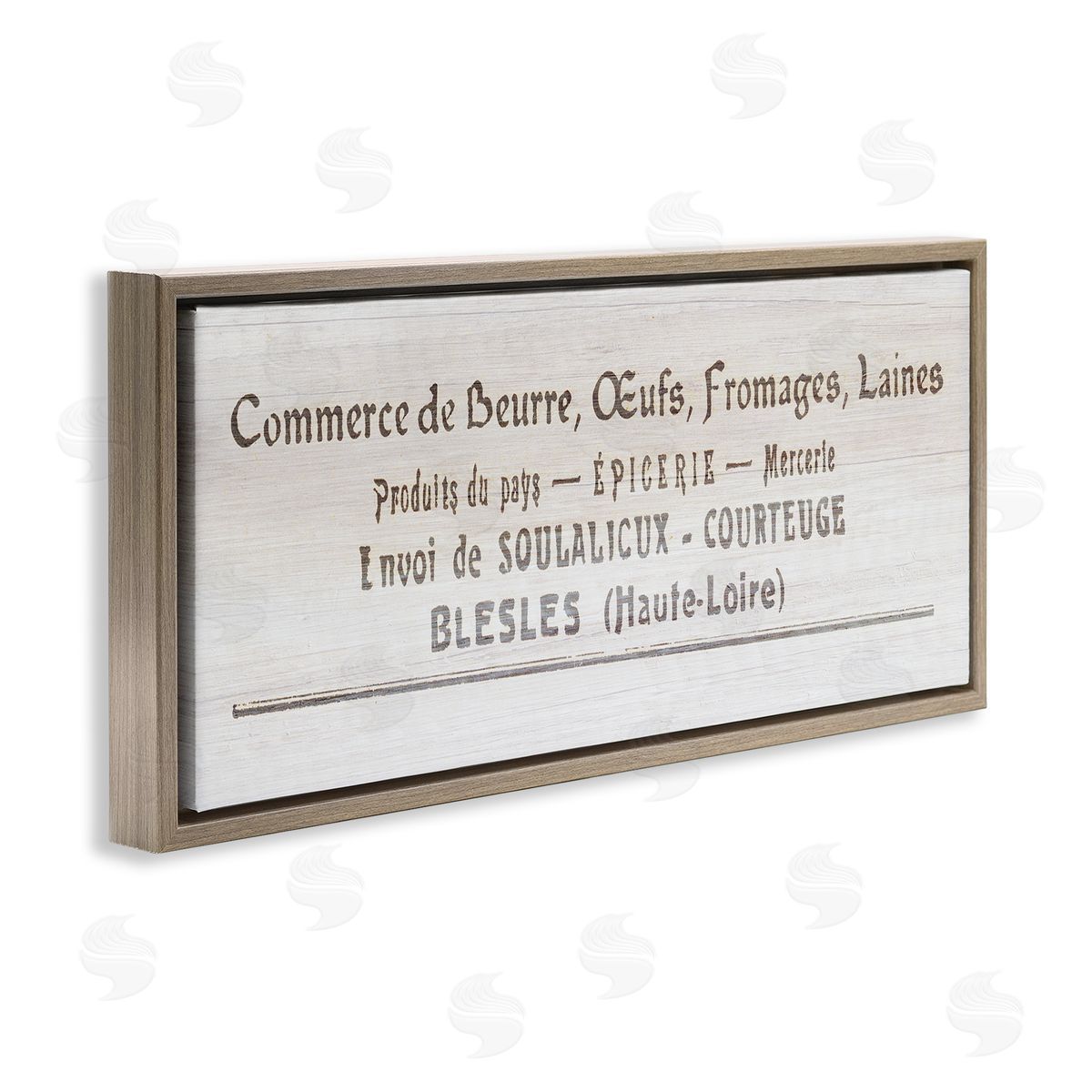 Stupell Studio Varied Farm Goods fr_sideench Eggs Butter Sign