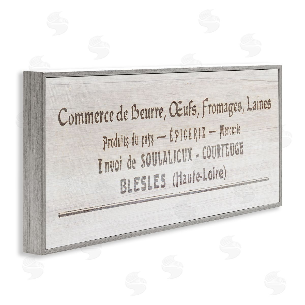 Stupell Studio Varied Farm Goods fr_sideench Eggs Butter Sign