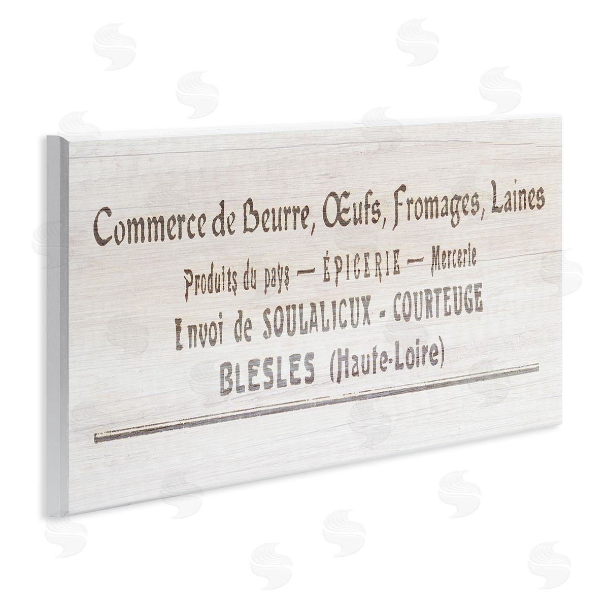 Stupell Studio Varied Farm Goods fr_sideench Eggs Butter Sign