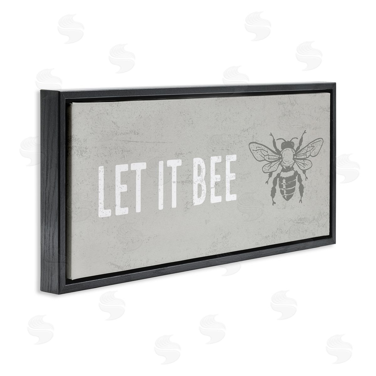 Stupell Studio Let It Bee Flying Insect Bumble Wasp Motif