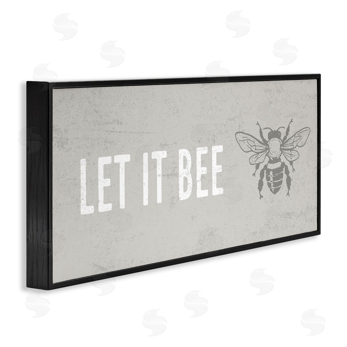 Stupell Studio Let It Bee Flying Insect Bumble Wasp Motif