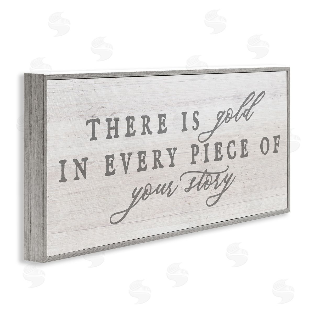 Stupell Studio Gold In Your Story Inspirational Motivating Typography