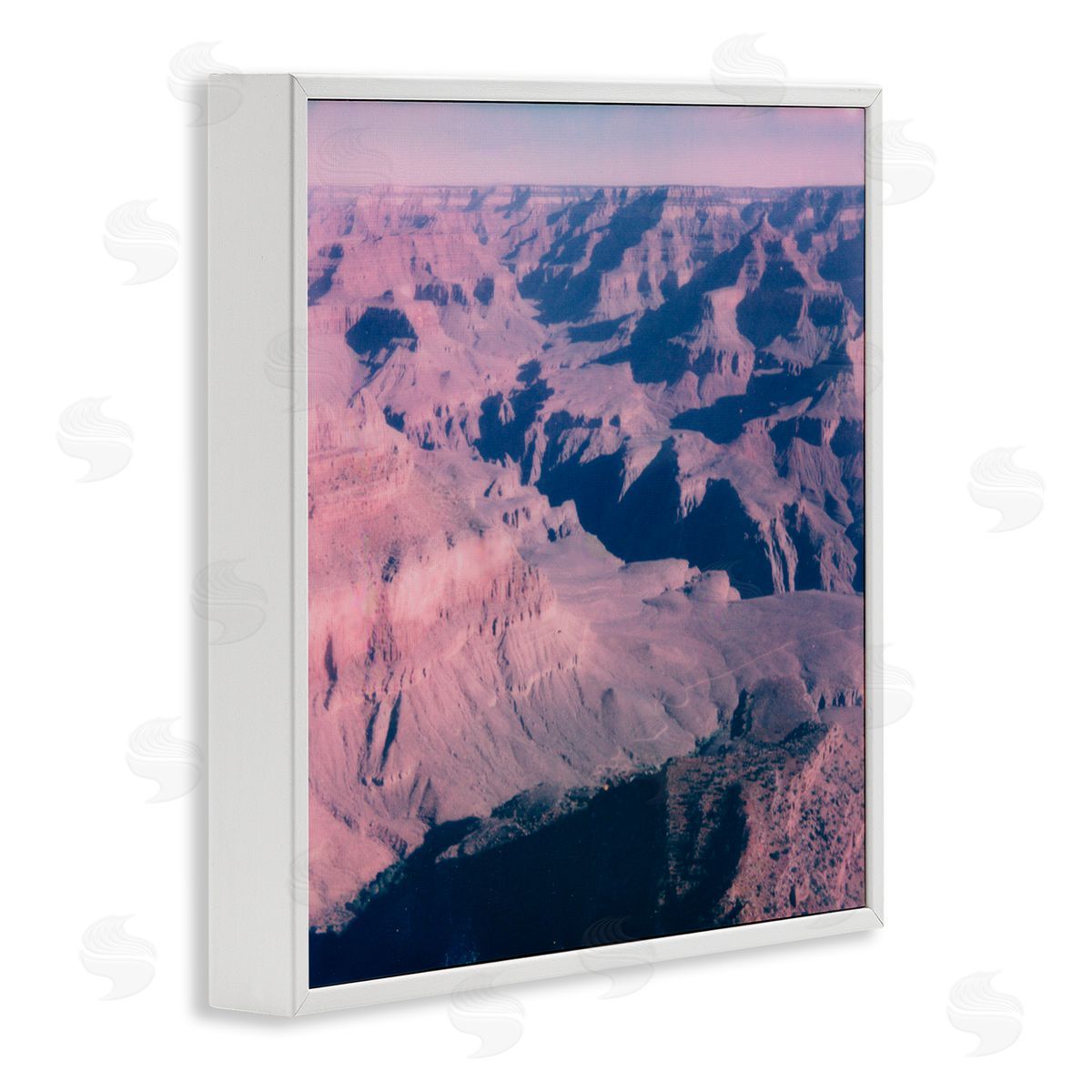 Jacob Green Vast Desolate Desert Canyon Valley White Framed Glicee Wall Art Print