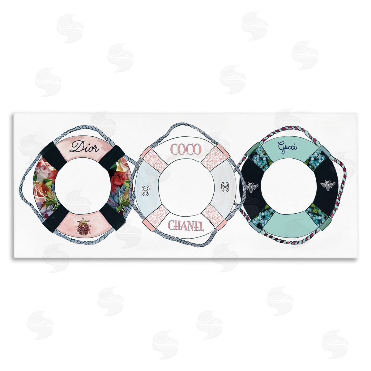 Amelia Noyes Trendy Fashion Nautical Life Ring Buoy