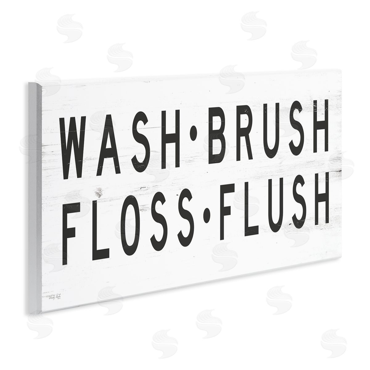 Cindy Jacobs Wash Brush Floss Flush Bathroom Rules